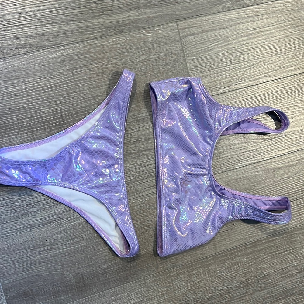 Small purple swimsuit